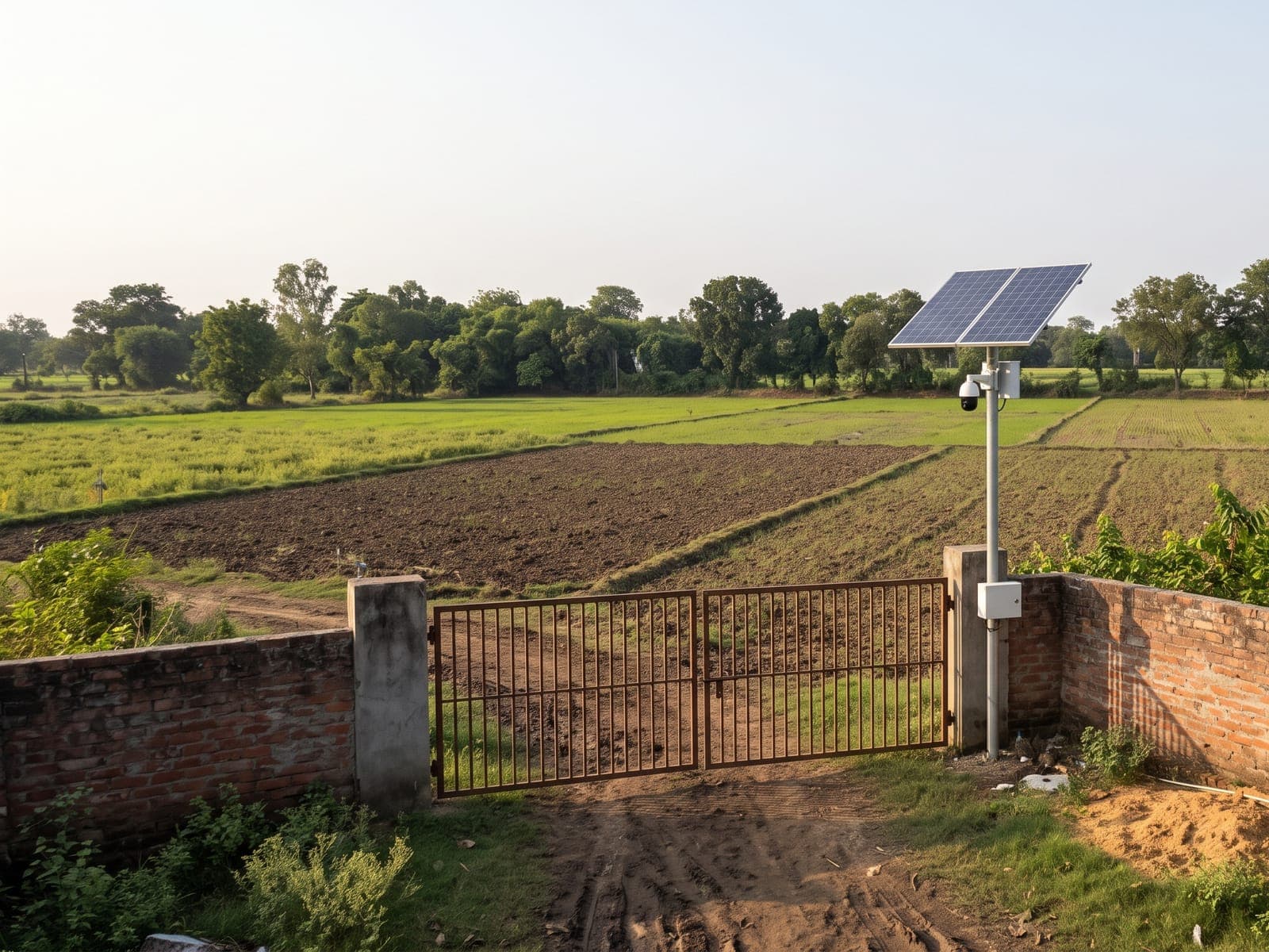 Solar CCTV installed by Aarve Solar